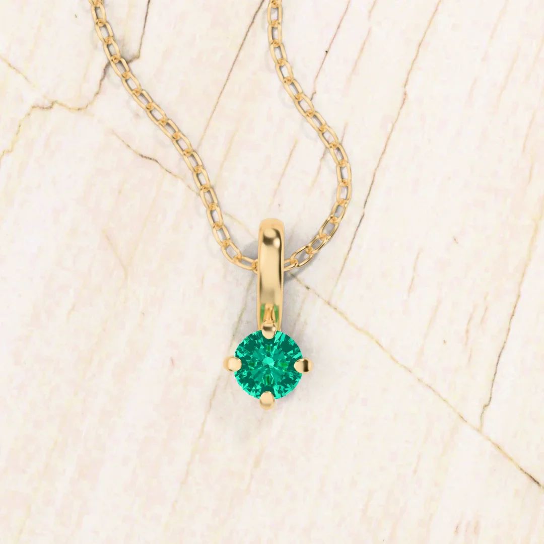 Collier Saral Emeraude